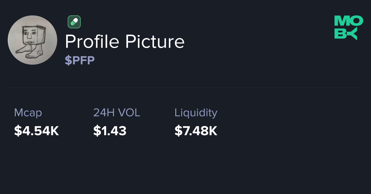 Profile Picture (PFP) at MobyScreener — Real-Time Token Radar & One-Tap ...